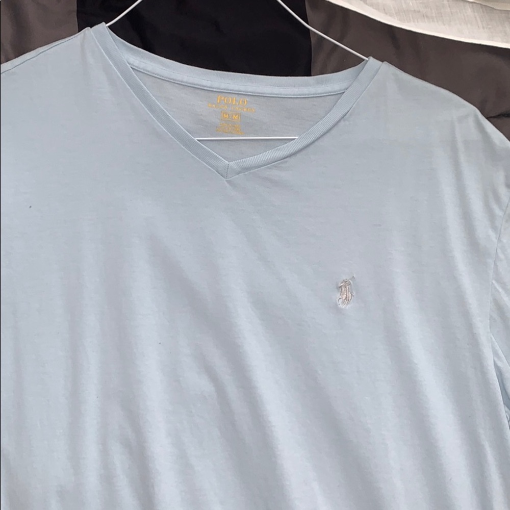 Men’s Light Blue Polo Summer tee